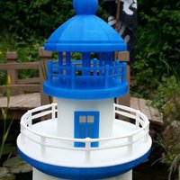 Small Hexagonal Base Lighthouse Model Remix 3D Printing 30832
