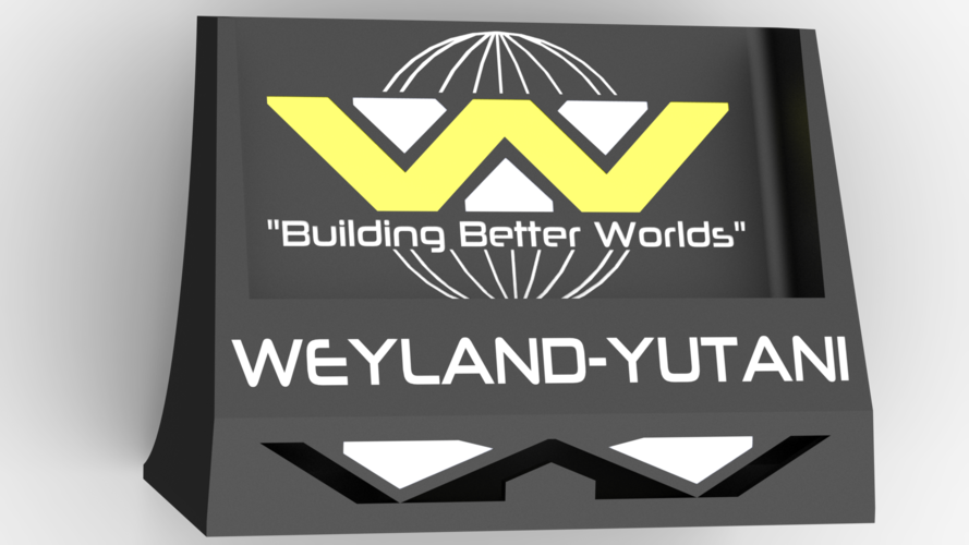 Weyland-Yutani inspired stand for Sony Xperia Z1 3D Print 30855
