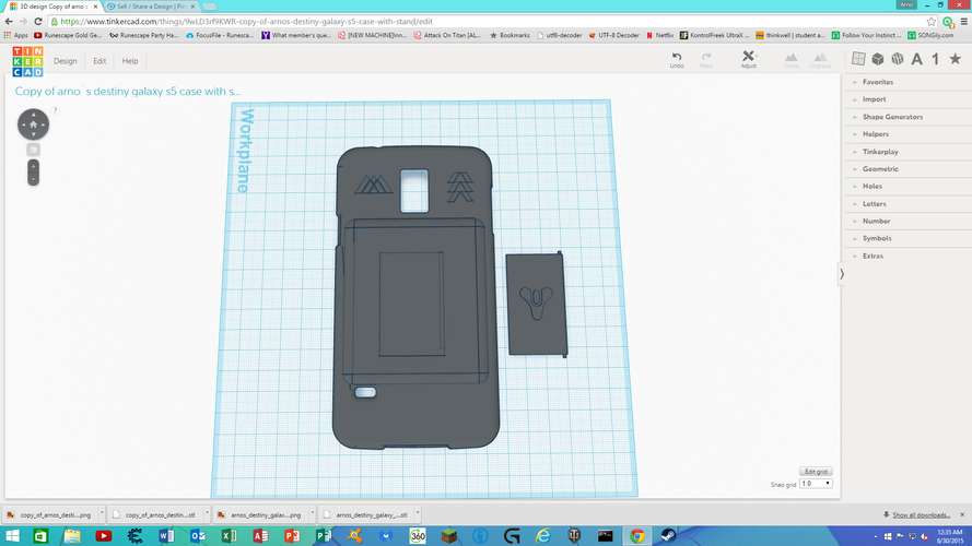 samsung galaxy s5 case with stand destiny 3D Print 30940 samsung galaxy s5 case with stand destiny 3D Print 30940