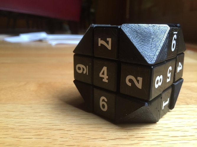 Truncated Rubik's Cube Corner 3D Print 31094