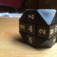Small Truncated Rubik's Cube Corner 3D Printing 31094