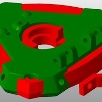 Small ATOM 1.x & 2.0 E3D / J-head magnetic effector 3D Printing 31285