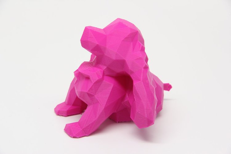 A Very Cavalier Low Poly Puppy 3D Print 31479