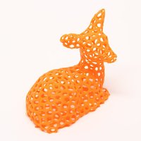 Small Voronoi Fawn 3D Printing 31482