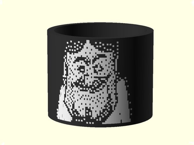 TBuser Icon test Pot 3D Print 31704