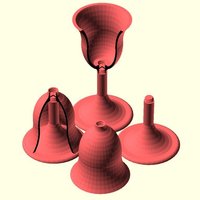 Small Parisian Goblet for picnics 3D Printing 31731