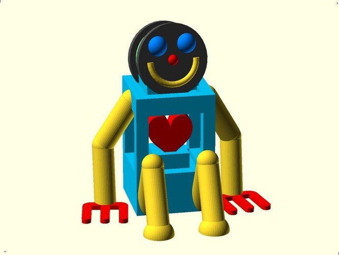 MB Robot #1 3D Print 31738