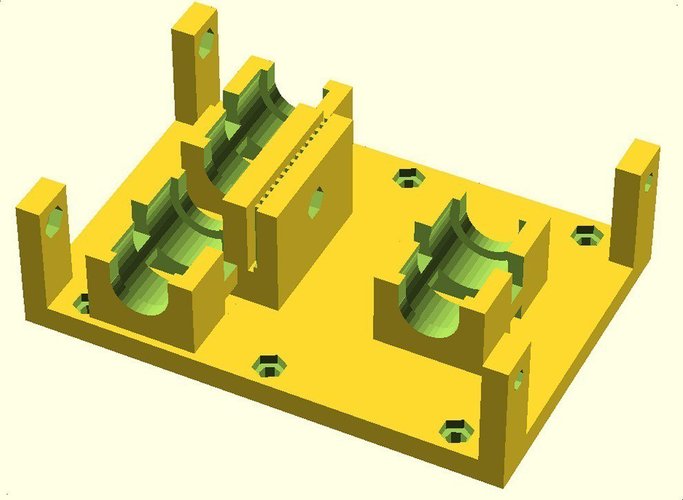 Linear Bearing  X Axis Carriage for ToM 3D Print 31754