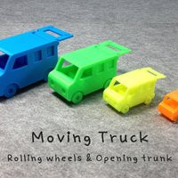Small Moving Truck 3D Printing 31986
