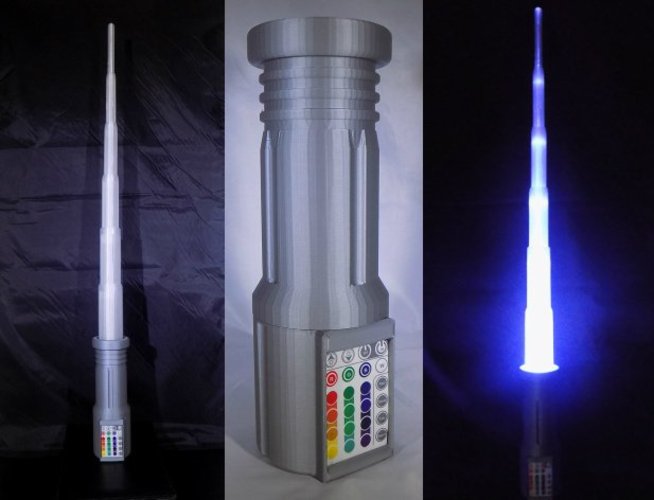 LIGHTSABER - LED - Fully Functional 3D Print 32121