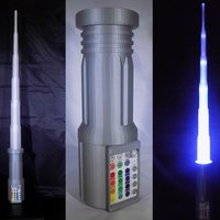 Small LIGHTSABER - LED - Fully Functional 3D Printing 32121