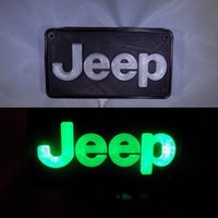 Small Jeep Emblem LED Light/Nightlight 3D Printing 32130