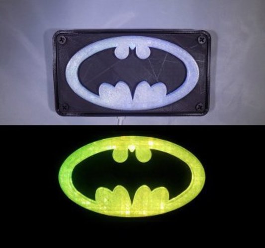 BATMAN LED Light/Nightlight 3D Print 32139