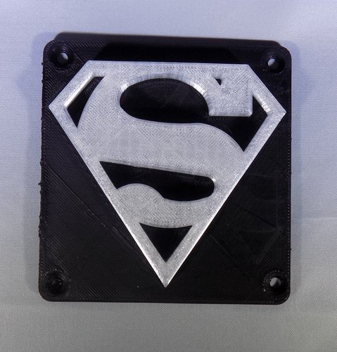 SUPERMAN LED Light/Nightlight 3D Print 32156