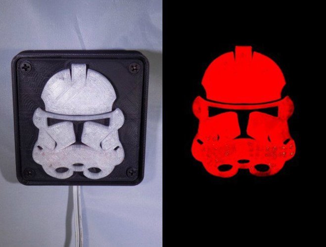 StormTrooper LED Light/Nightlight 3D Print 32157