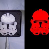 Small StormTrooper LED Light/Nightlight 3D Printing 32157