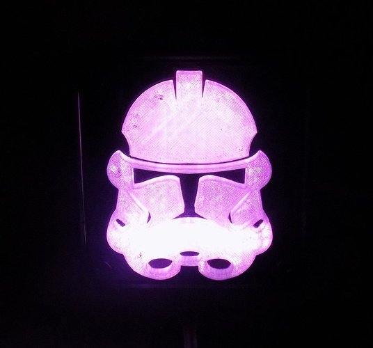 StormTrooper LED Light/Nightlight 3D Print 32160