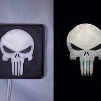 Small Punisher LED Light/Nightlight 3D Printing 32166