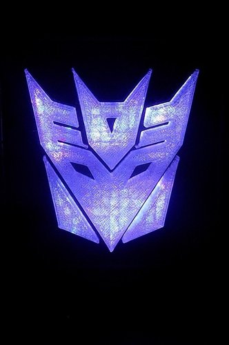 Decepticon Transformers LED Nightlight/Lamp 3D Print 32202