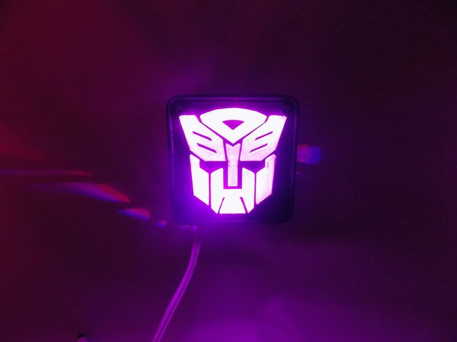 Autobot Transformers LED Nightlight/Lamp 3D Print 32213