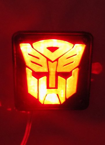 Autobot Transformers LED Nightlight/Lamp 3D Print 32217