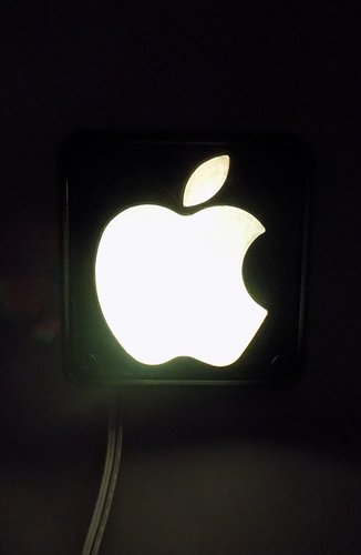 Apple Logo LED Nightlight/Lamp 3D Print 32220
