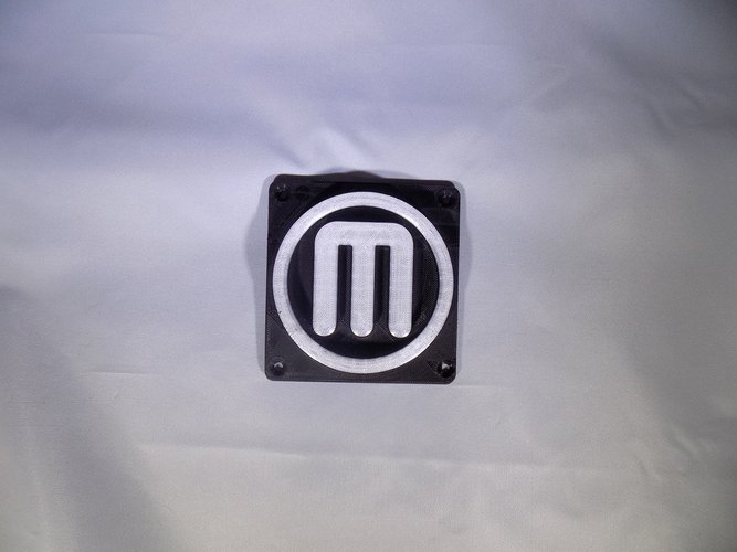 Makerbot M Logo LED Nightlight/Lamp 3D Print 32245