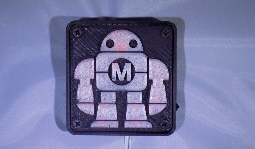 Maker Faire LED Robot sign/nightlight 3D Print 32256