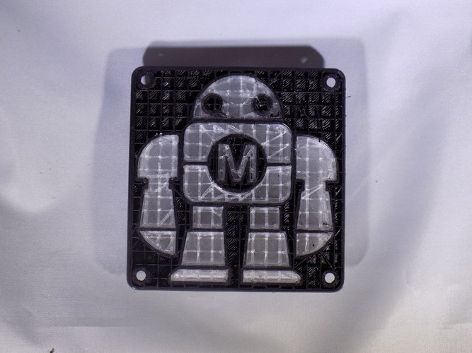 Maker Faire LED Robot sign/nightlight 3D Print 32258