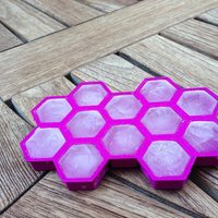 Small Beehive Ice Tray 3D Printing 32390