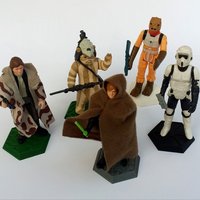Small Support for Star Wars Kenner loose figures  3D Printing 32473
