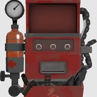 Small Team Fortress 2 Dispenser 3D Printing 32502