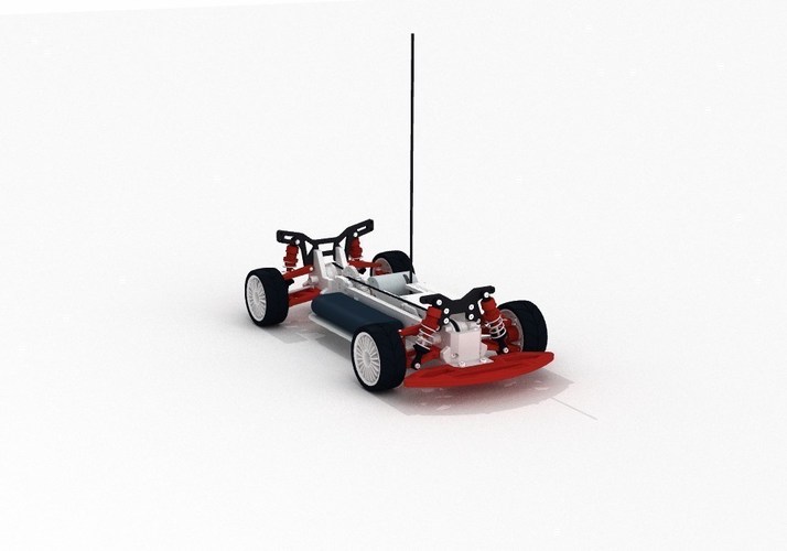 OpenRC 1:10 4WD Touring Concept RC Car 3D Print 32620