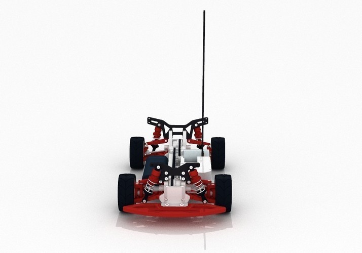 OpenRC 1:10 4WD Touring Concept RC Car 3D Print 32621