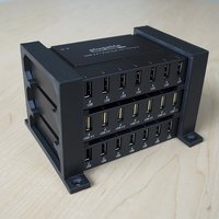 Small Bracket for Plugable 7 Port USB Hub 3D Printing 32898