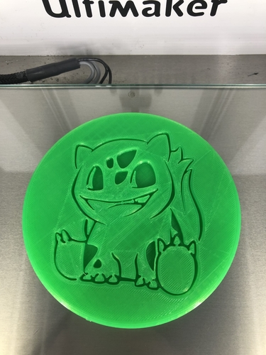 Bulbasaur coasters (pair) 3D Print 330070 Bulbasaur coasters (pair) 3D Print 330070