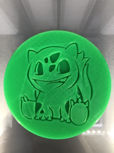 Bulbasaur coasters (pair) 3D Print 330071 Bulbasaur coasters (pair) 3D Print 330071