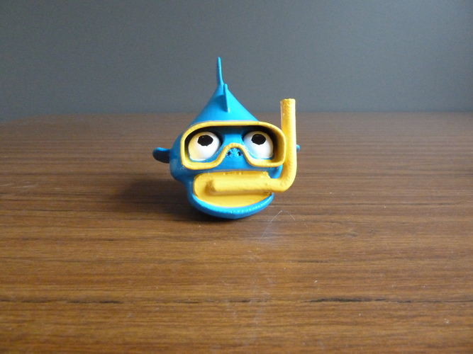 Snorkel Fish by LeHof 3D Print 3313