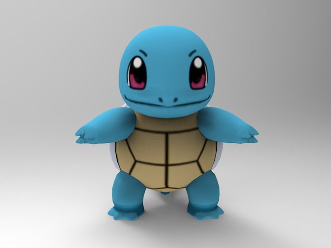 Squirtle-Pocket Monsters 3D Print 33240 Squirtle-Pocket Monsters 3D Print 33240