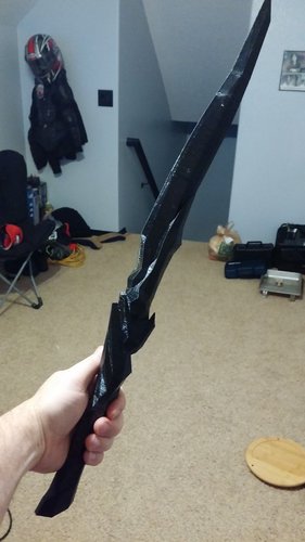 Skyrim 24 inch Ebony Sword 3D Print 33301