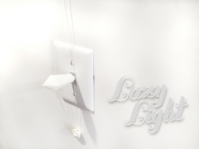 Lazy Light Switch 3D Print 3344
