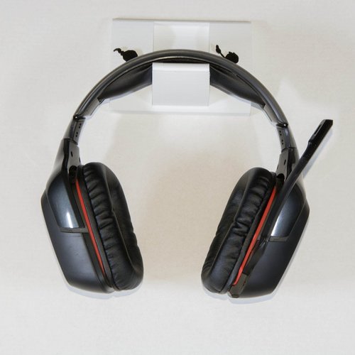 Headphone Holder 2 (Wall-mounted) 3D Print 33855