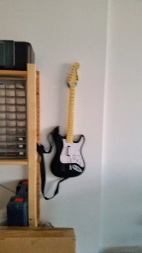 Guitar Wall Hanger (for Rock Band/ Guitar Hero Guitars) 3D Print 33869
