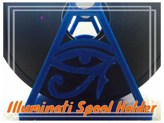 Illuminati Spool Holder 3D Print 34050