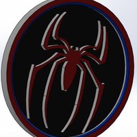Small Marvel - Spiderman logo 3D Printing 34428