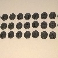 Small rune stones 3D Printing 34467