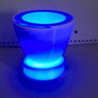 Small LED illuminated ice cup 3D Printing 34658