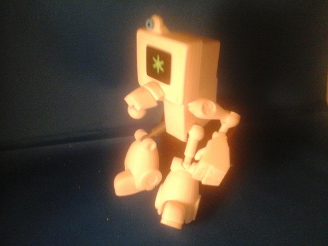Cymon CyBot posable robot toy 3D Print 3473