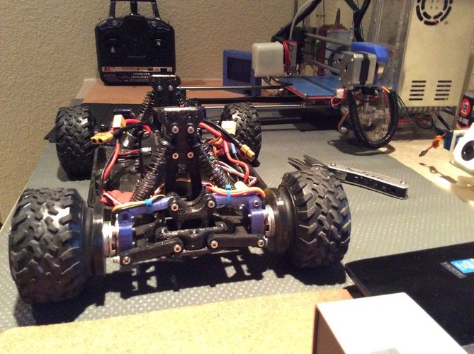 Fully 3D Printable RC Vehicle (Improved from previously posted)  3D Print 34813