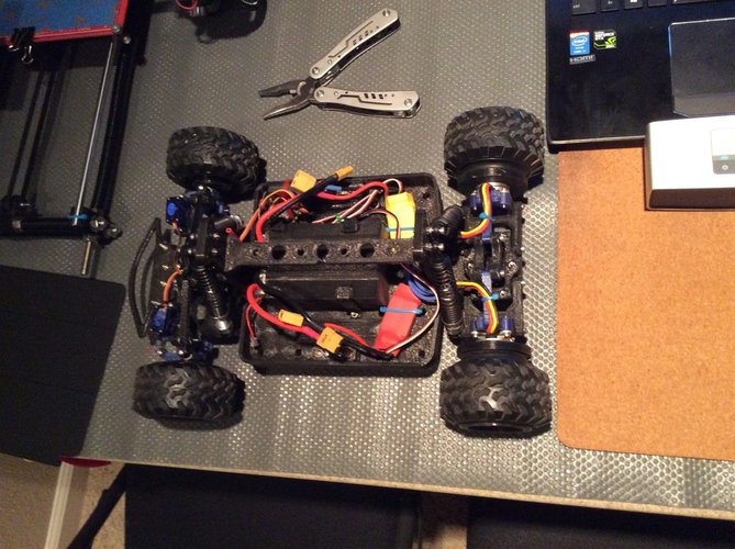Fully 3D Printable RC Vehicle (Improved from previously posted)  3D Print 34816